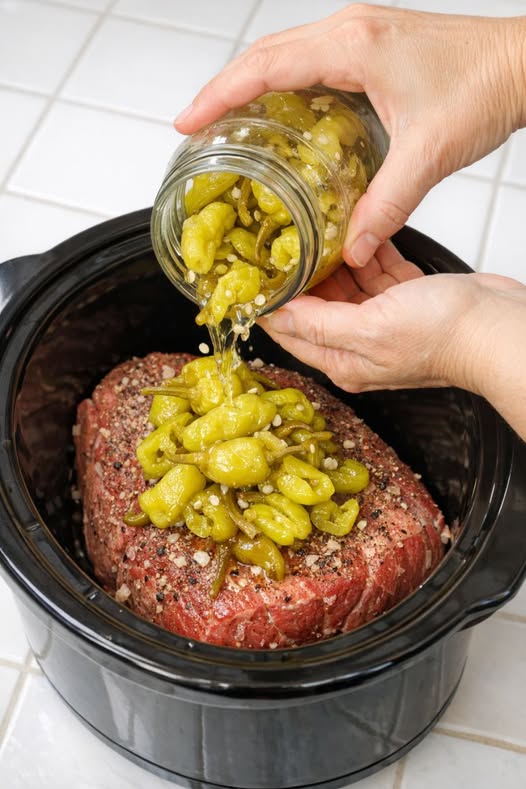 Italian Beef Sandwiches Slow Cooker