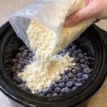 Lemon Blueberry Dump Cake Slow Cooker
