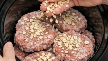 Meatloaf with Oats and Frozen Burgers