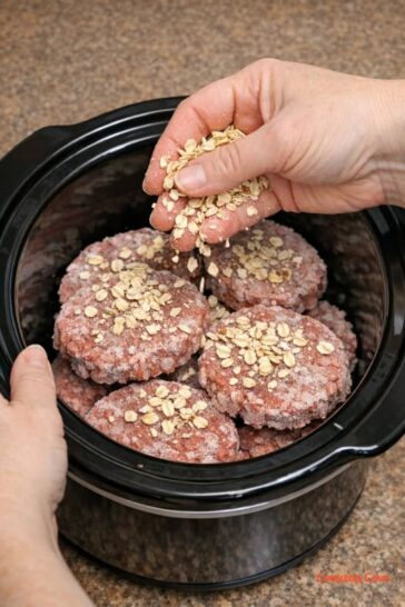 Meatloaf with Oats and Frozen Burgers