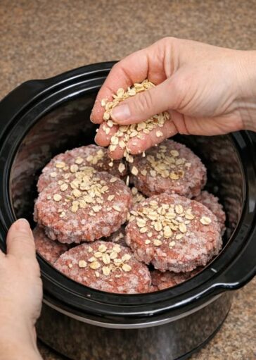 Meatloaf with Oats and Frozen Burgers