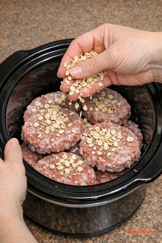 Meatloaf with Oats and Frozen Burgers