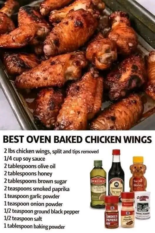 OVEN FRIED CHICKEN WINGS