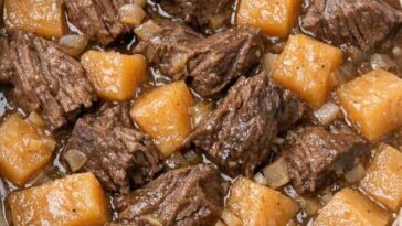 Poor Man’s Beef and Rutabaga Slow Cooker