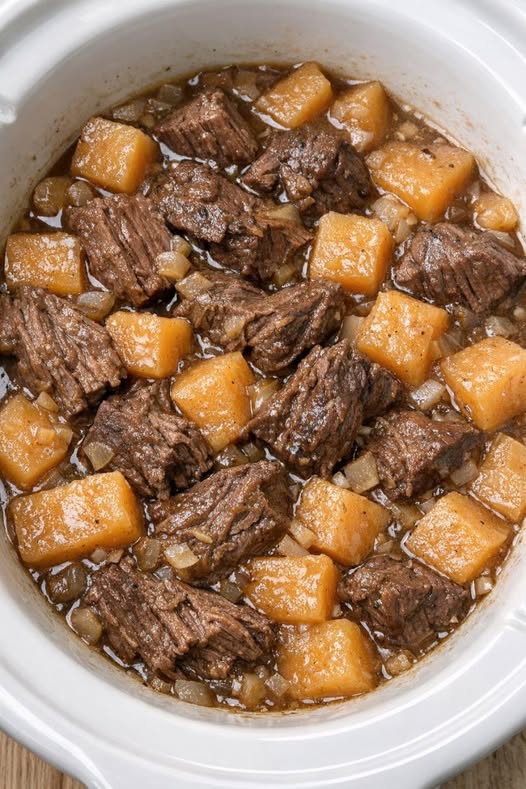 Poor Man’s Beef and Rutabaga Slow Cooker