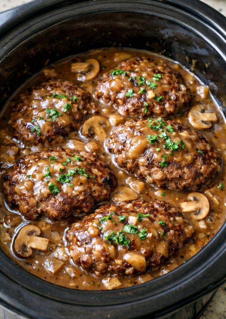 Salisbury Steak Crock pot
