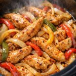 Slow Cooker Chicken Fajitas