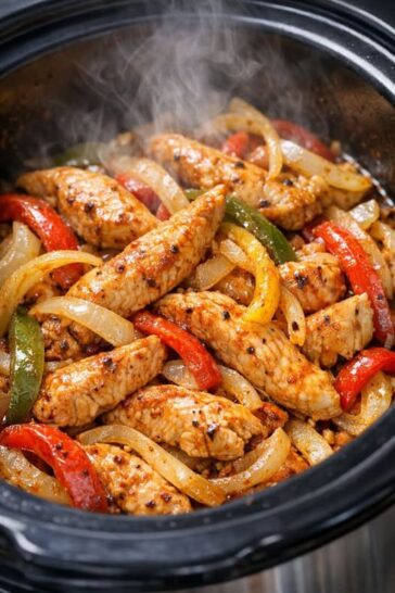 Slow Cooker Chicken Fajitas