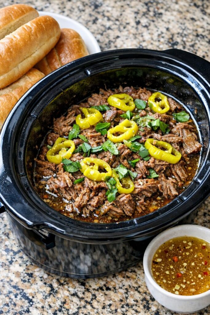 Slow Cooker Italian Beef