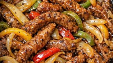 Slow Cooker Steak Fajitas