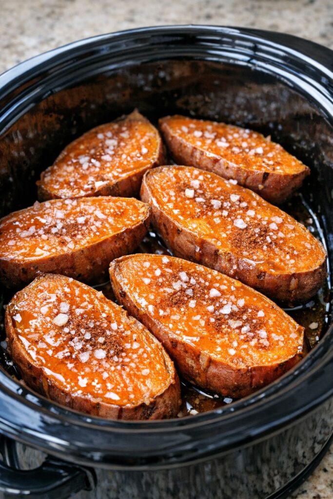 Slow Cooker Sweet Potatoes