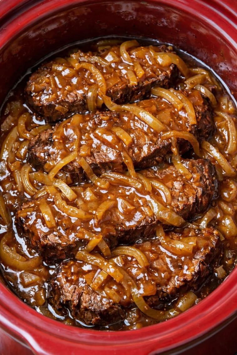 Smothered Beef Roast Slow Cooker