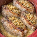 Stuffed Pork Chops Slow Cooker 3-Ingredient