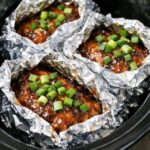 Teriyaki Steak Packets Slow Cooker 4-Ingredient