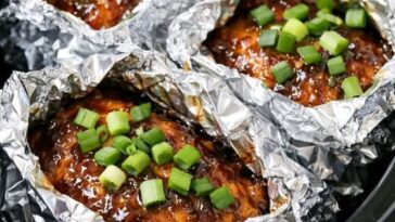 Teriyaki Steak Packets Slow Cooker 4-Ingredient