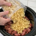 Amish Egg Noodle Beef Casserole Slow Cooker