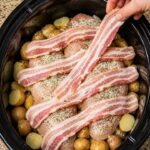 Bacon-Covered Chicken & Potatoes Slow Cooker