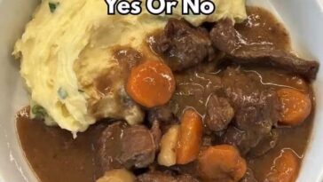 Beef Stew with Mashed Potatoes