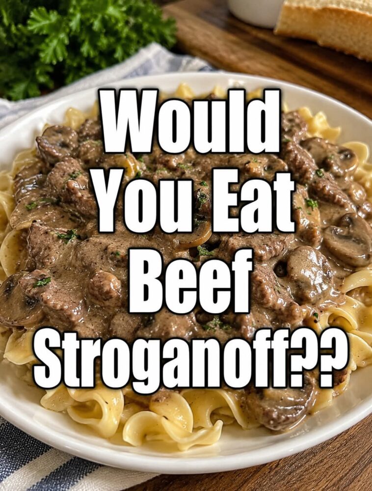 Creamy Beef Stroganoff