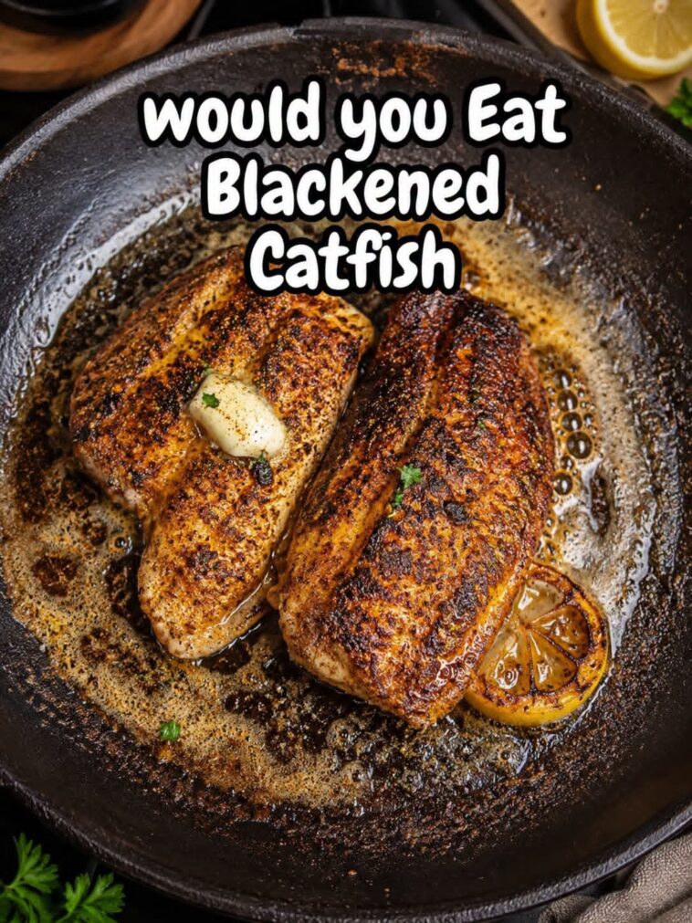 Crispy Blackened Catfish