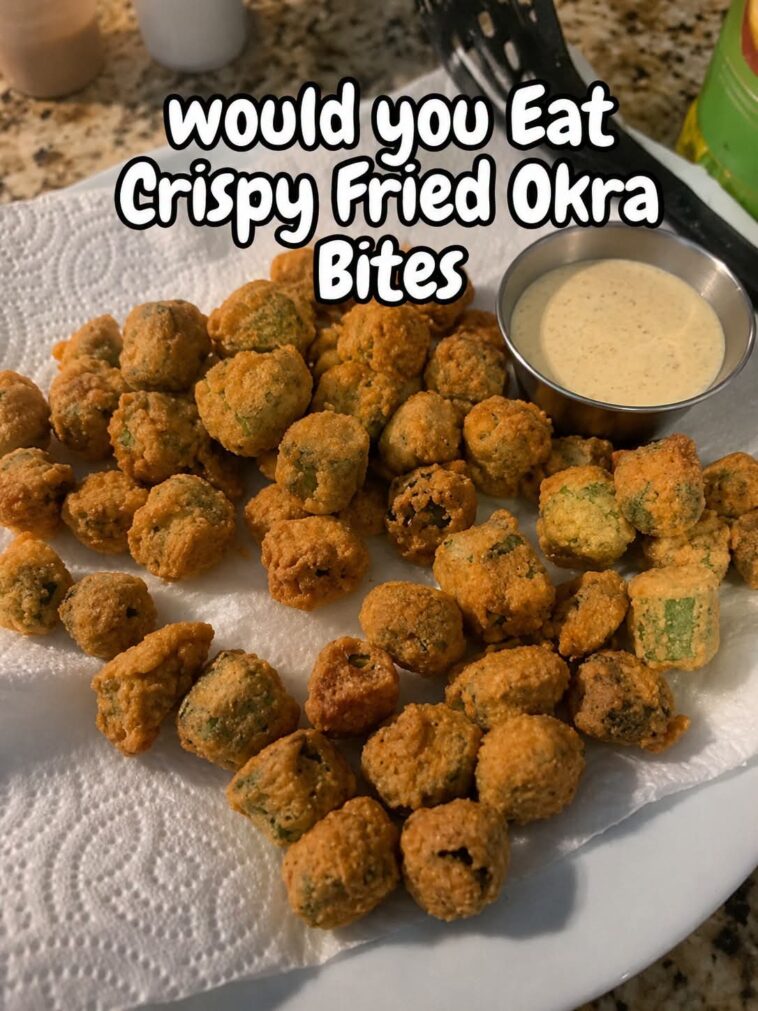 Crispy Fried Okra Bites