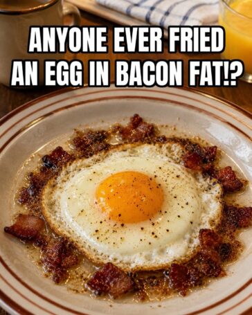 Fried Egg in Bacon Fat: The Crispiest, Fried Egg You'll Ever Make