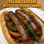 ITALIAN SAUSAGE WITH PEPPERS AND ONIONS 🌶️🌭