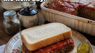 Meatloaf Sandwich with Tangy Ketchup Glaze
