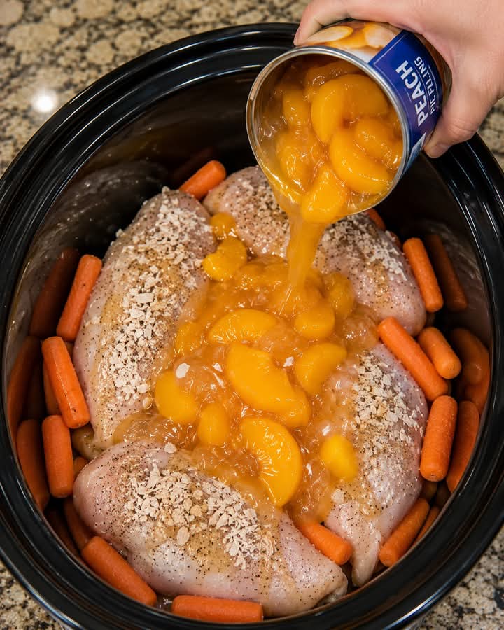 Peachy Chicken Surprise