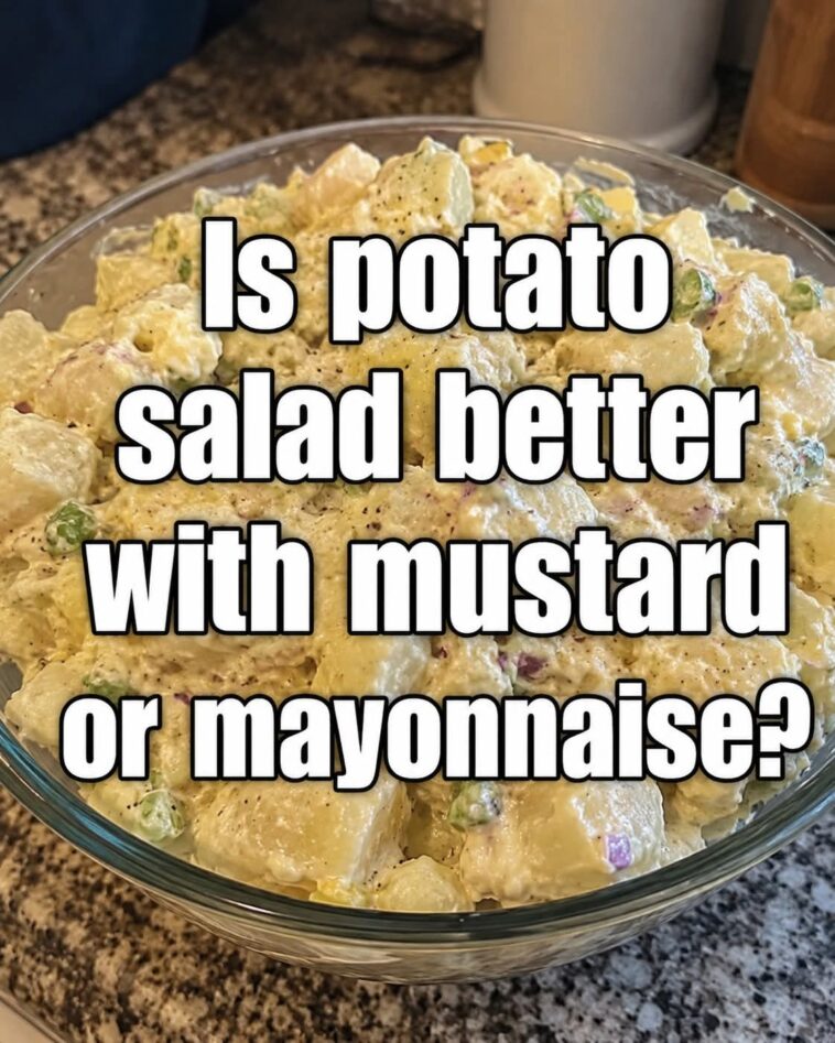 Potato Salad with Mustard and Mayonnaise