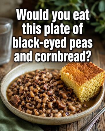 Slow Cooker Black-Eyed Peas with Cornbread