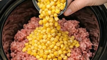  Amish Beef and Corn Bake-Slow Cooker
