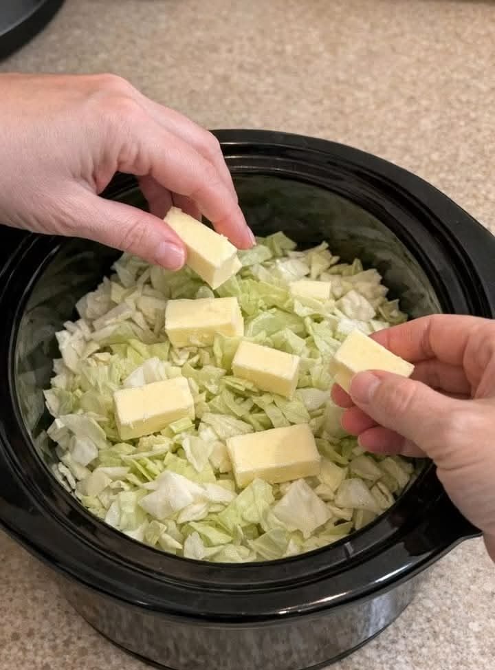 Amish Cabbage and Noodles In Slow Cooker