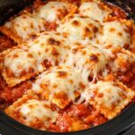 Cheesy Ravioli Surprise - Slow-Cooker
