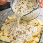 Creamy Pour-Over Baked Potatoes