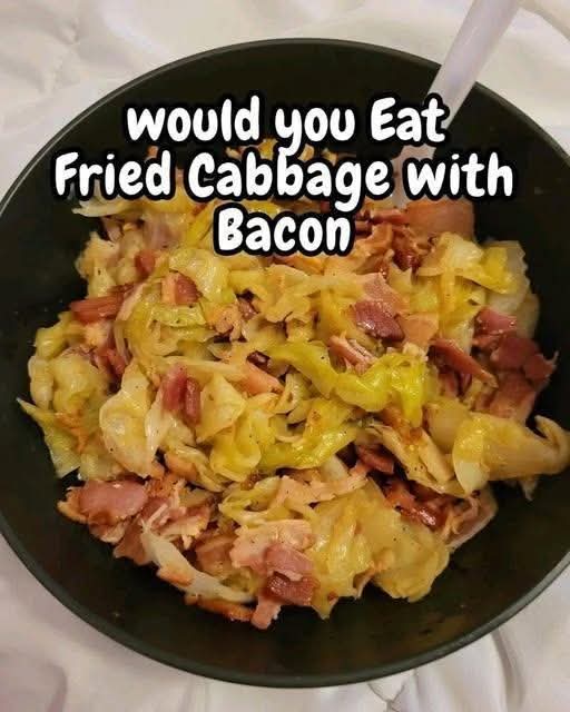 Fried Cabbage with Bacon