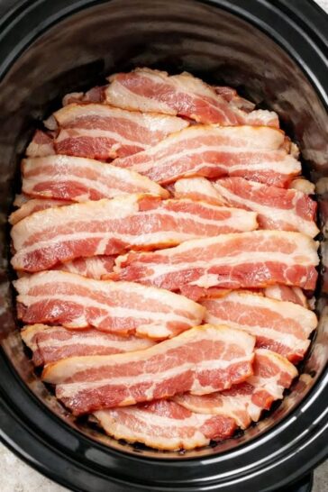 Slow Cooker Bacon-Potato & Bean Supper