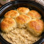 Chicken & Biscuit Casserole – Slow Cooker