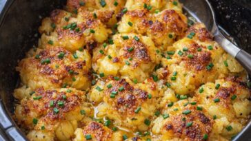Slow Cooker Smashed Potato Bake – Easy Crispy & Creamy Potatoes