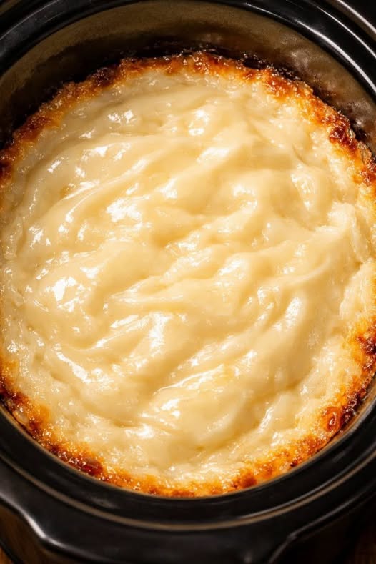 Slow Cooker Spring Ivory Custard