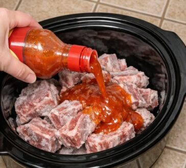 Sweet-Tangy Catalina Beef Ribs In Slow Cooker