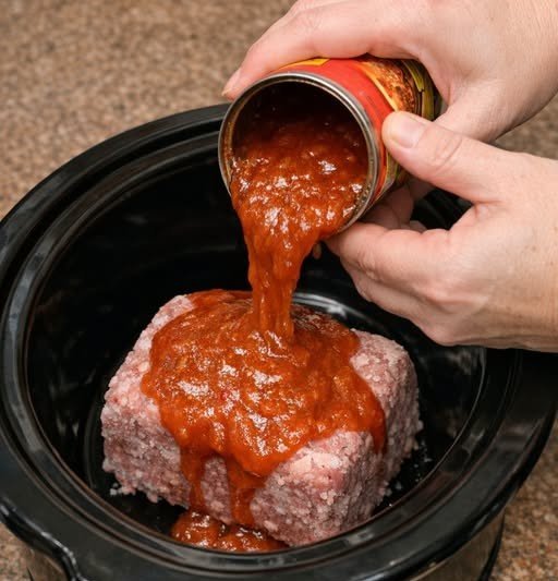 Slow Cooker Beef Enchilada Dip
