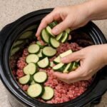 Slow Cooker Beef and Zucchini Bake