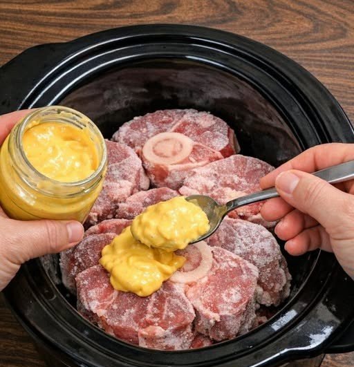 Slow Cooker Cheesy Beef Shank Supper