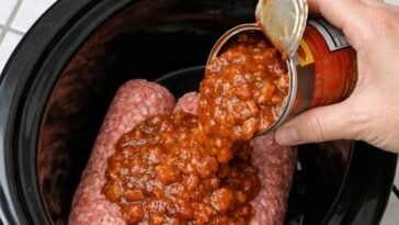 Slow Cooker Chili Pie Beef Dip