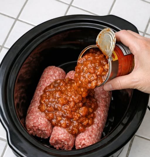 Slow Cooker Chili Pie Beef Dip