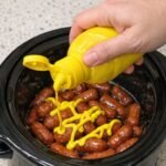 Slow Cooker Honey Mustard Beef Smokies