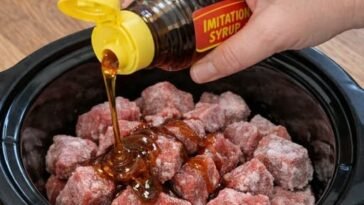 Slow Cooker Maple Sriracha Beef Bites