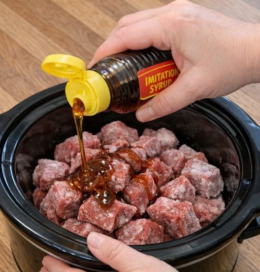 Slow Cooker Maple Sriracha Beef Bites
