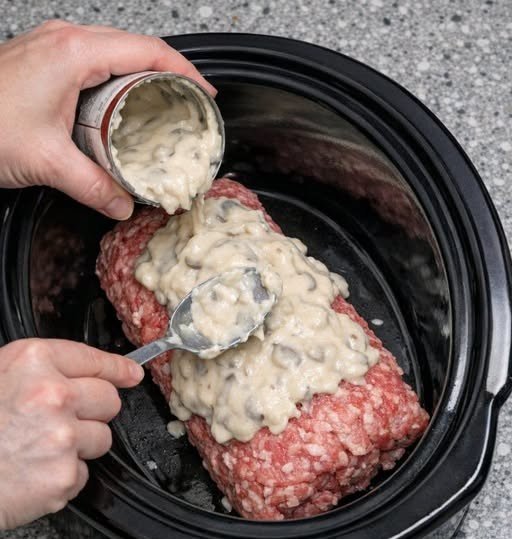 Slow Cooker Mushroom Swiss Beef Dip Sandwiches